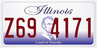 IL license plate Z694171