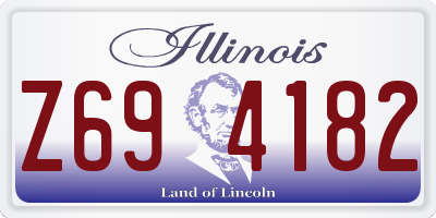 IL license plate Z694182