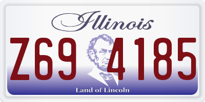 IL license plate Z694185
