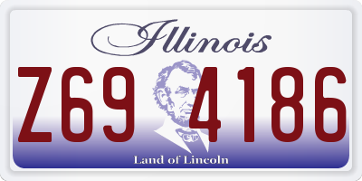 IL license plate Z694186