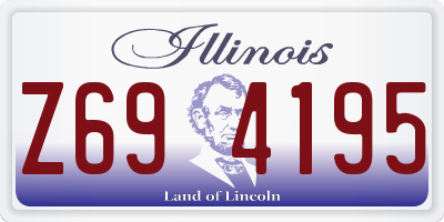 IL license plate Z694195