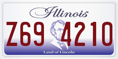 IL license plate Z694210