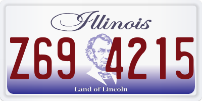 IL license plate Z694215