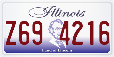 IL license plate Z694216