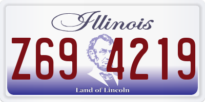 IL license plate Z694219