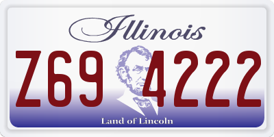 IL license plate Z694222