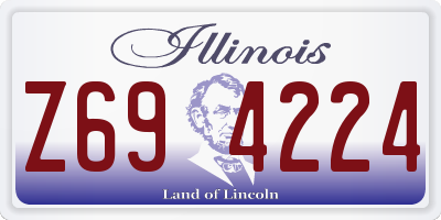 IL license plate Z694224