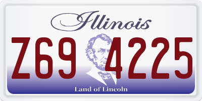 IL license plate Z694225