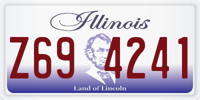 IL license plate Z694241