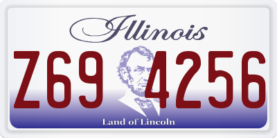 IL license plate Z694256