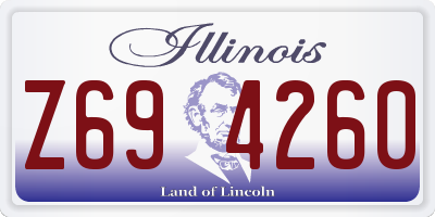IL license plate Z694260