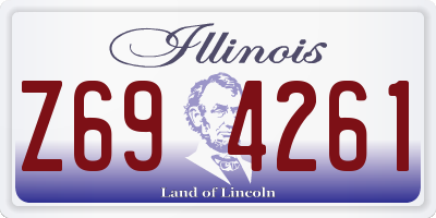 IL license plate Z694261