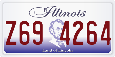IL license plate Z694264