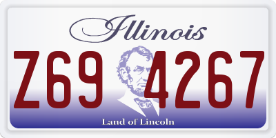 IL license plate Z694267