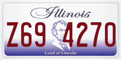 IL license plate Z694270