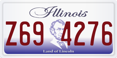 IL license plate Z694276