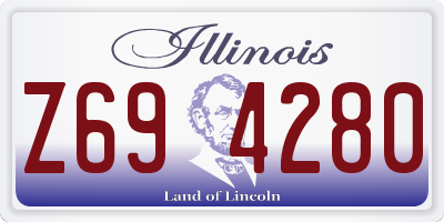 IL license plate Z694280