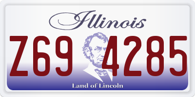 IL license plate Z694285