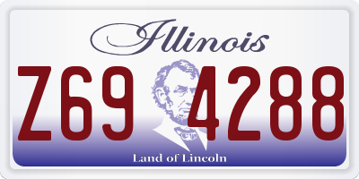 IL license plate Z694288