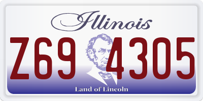 IL license plate Z694305