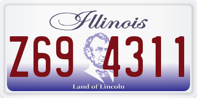 IL license plate Z694311