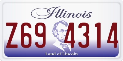 IL license plate Z694314
