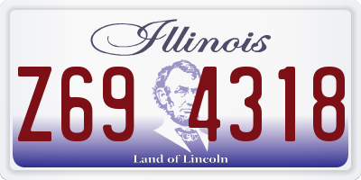 IL license plate Z694318