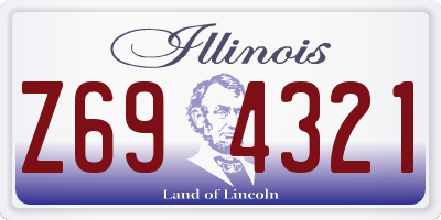 IL license plate Z694321