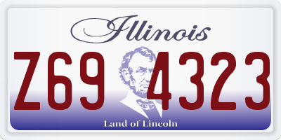 IL license plate Z694323