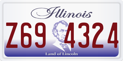 IL license plate Z694324