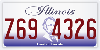 IL license plate Z694326