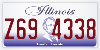 IL license plate Z694338