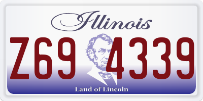 IL license plate Z694339