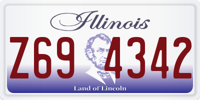 IL license plate Z694342
