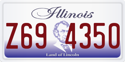 IL license plate Z694350