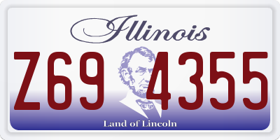 IL license plate Z694355