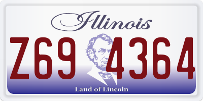 IL license plate Z694364