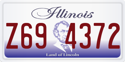 IL license plate Z694372