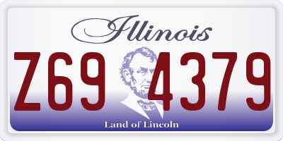 IL license plate Z694379