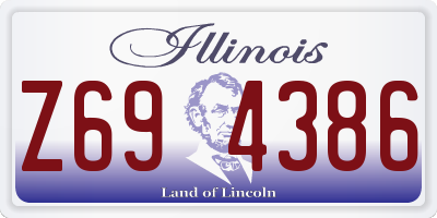 IL license plate Z694386