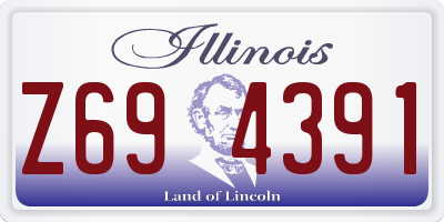 IL license plate Z694391