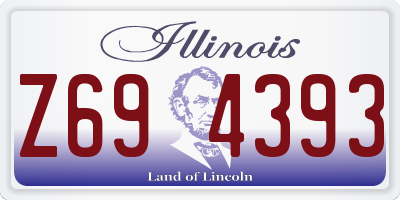 IL license plate Z694393