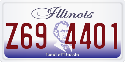 IL license plate Z694401
