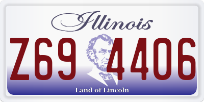 IL license plate Z694406
