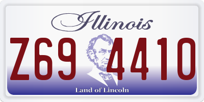 IL license plate Z694410