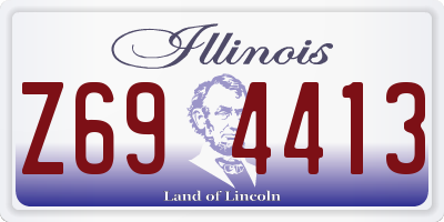 IL license plate Z694413