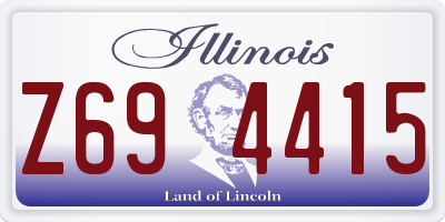 IL license plate Z694415
