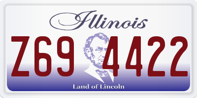 IL license plate Z694422