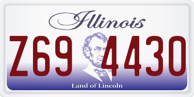 IL license plate Z694430