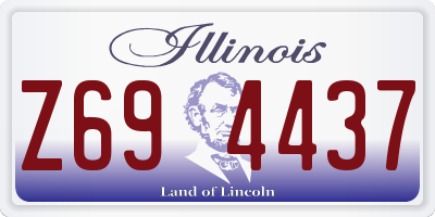 IL license plate Z694437